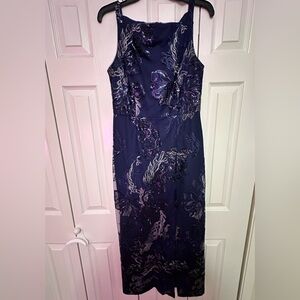 JS Collections Clara Sequin Apron Gown